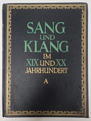 Sang und Klang Band A von Richard Krentzlin